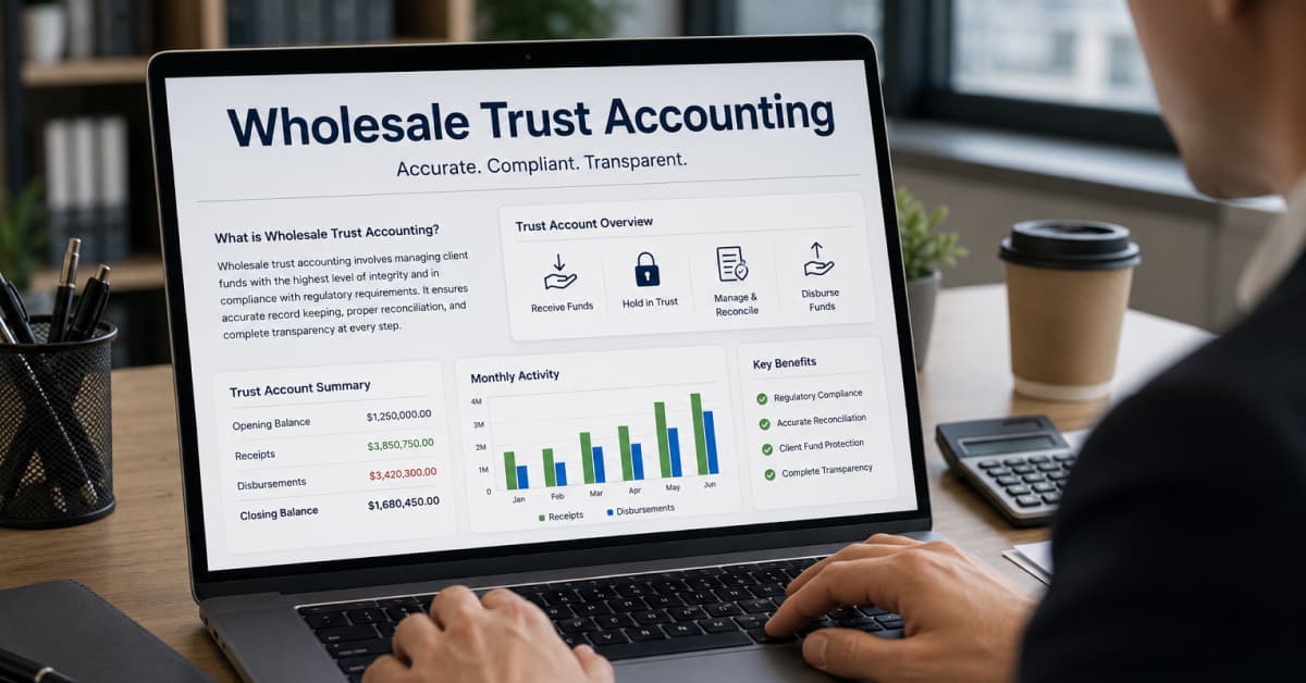 Wholesale Trust Accounting